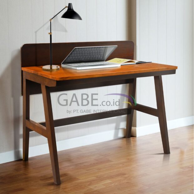 Vintage Design Teak Wood Home Work Desk